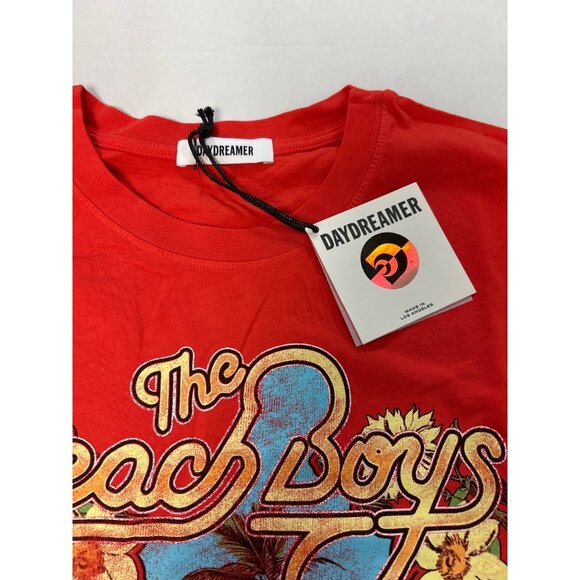 DAYDREAMER The Beach Boys Surfin USA 1963 Tee Red Size OS NWT - Picture 3 of 5